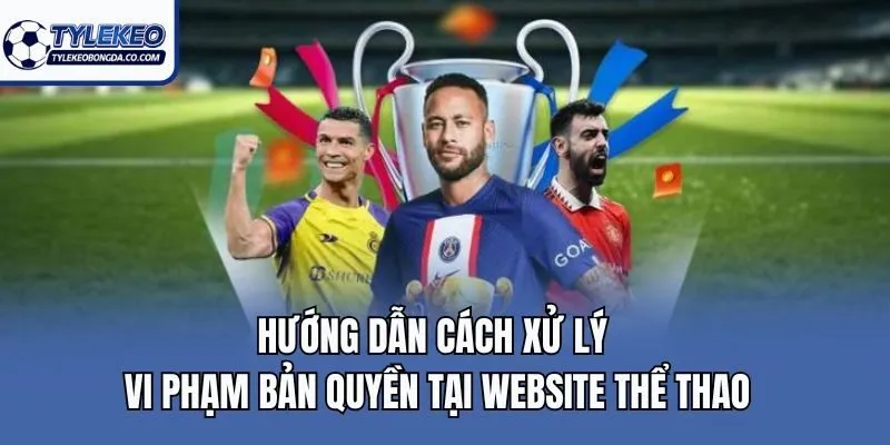 Hướng dẫn cách xử lý vi phạm bản quyền tại website thể thao